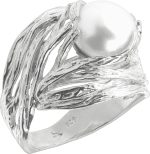 Silpada 'Nested Cultured Pearl' 9.5-10 mm Freshwater Cultured Pearl Ring in Sterling Silver - Image 2